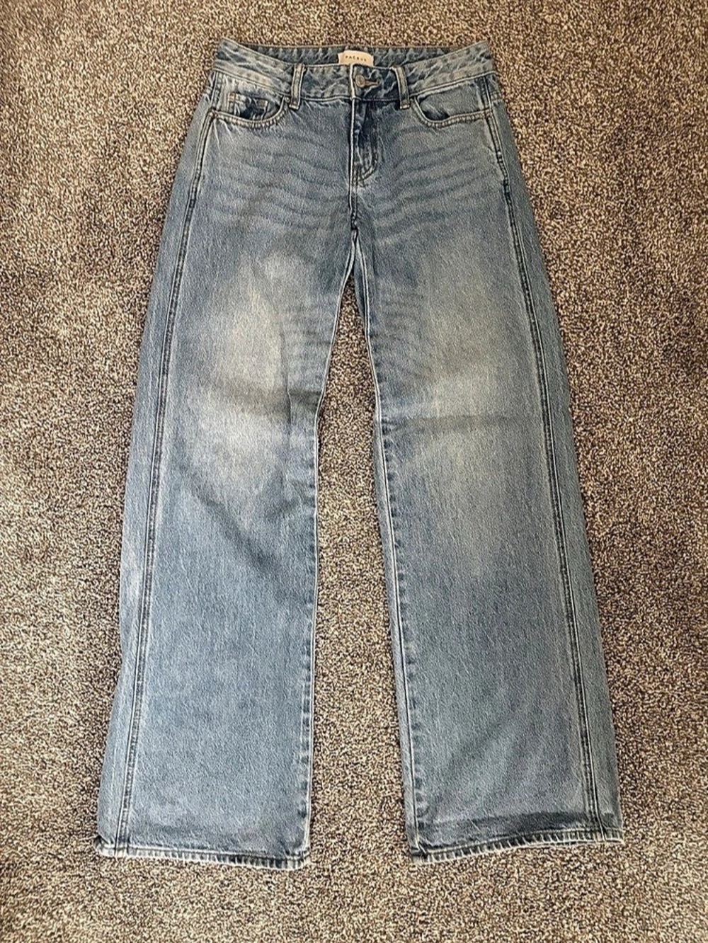 Pacsun Low Rise Baggy Wide Leg Jeans Waist 24